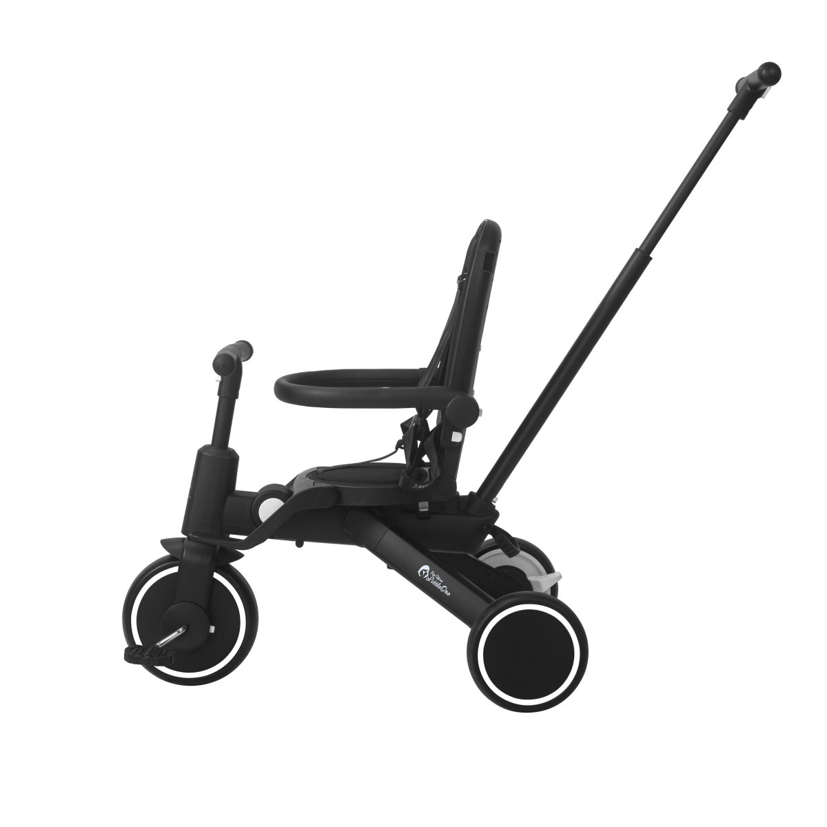 Foryourlittleone Xplor 6 in 1 Foldable Trike - Jet Black (10m-5y)