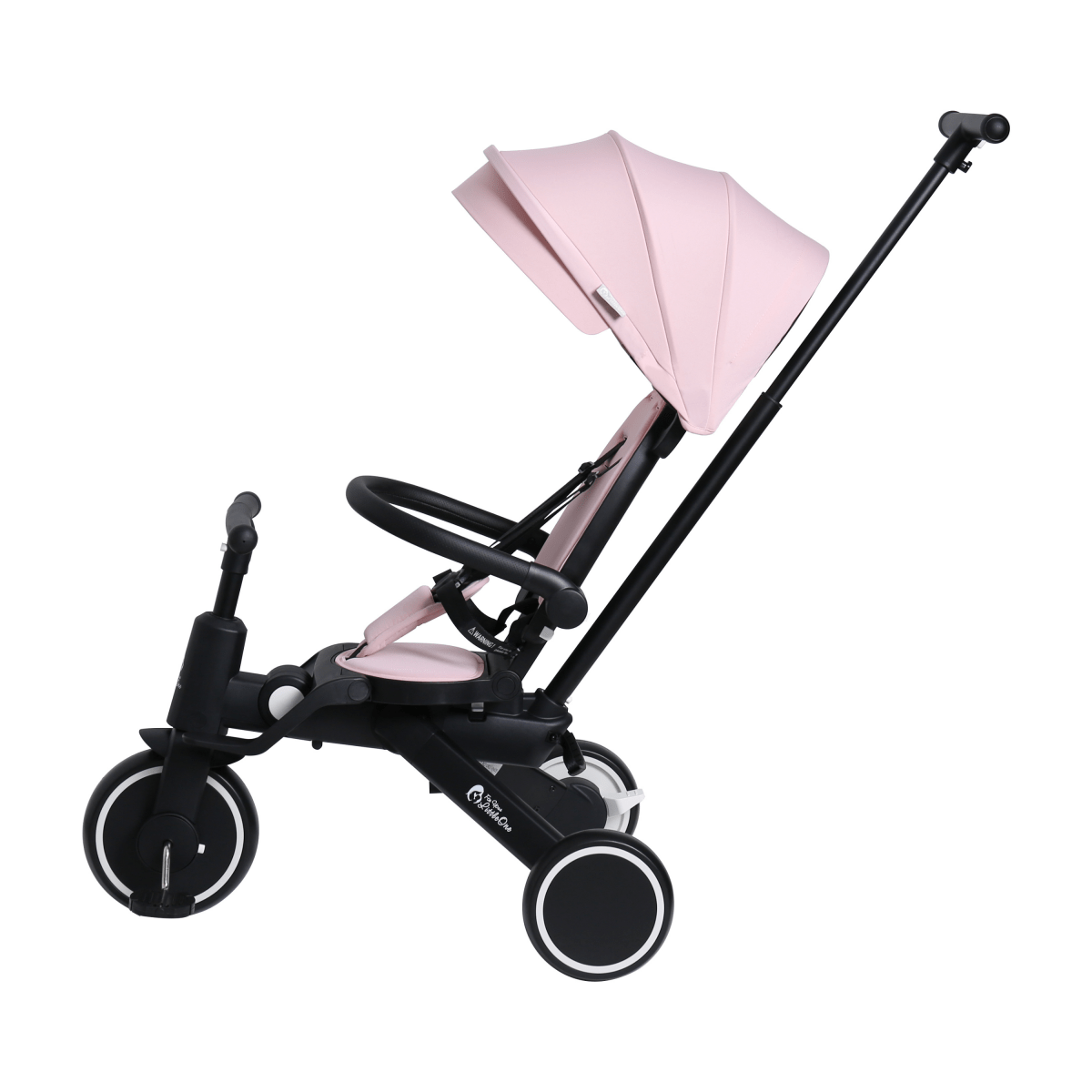 Foryourlittleone Xplor 6 in 1 Foldable Trike - Pastel Pink (10m-5y)