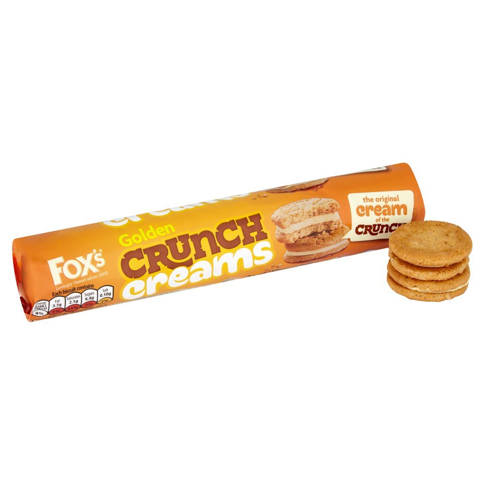 Fox's Favourites Crunch Creams Golden 200g (Case of 12)