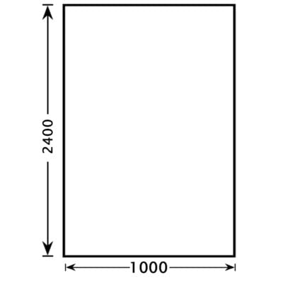 PVC Shower and Wall Panel - 2400 x 1000mm