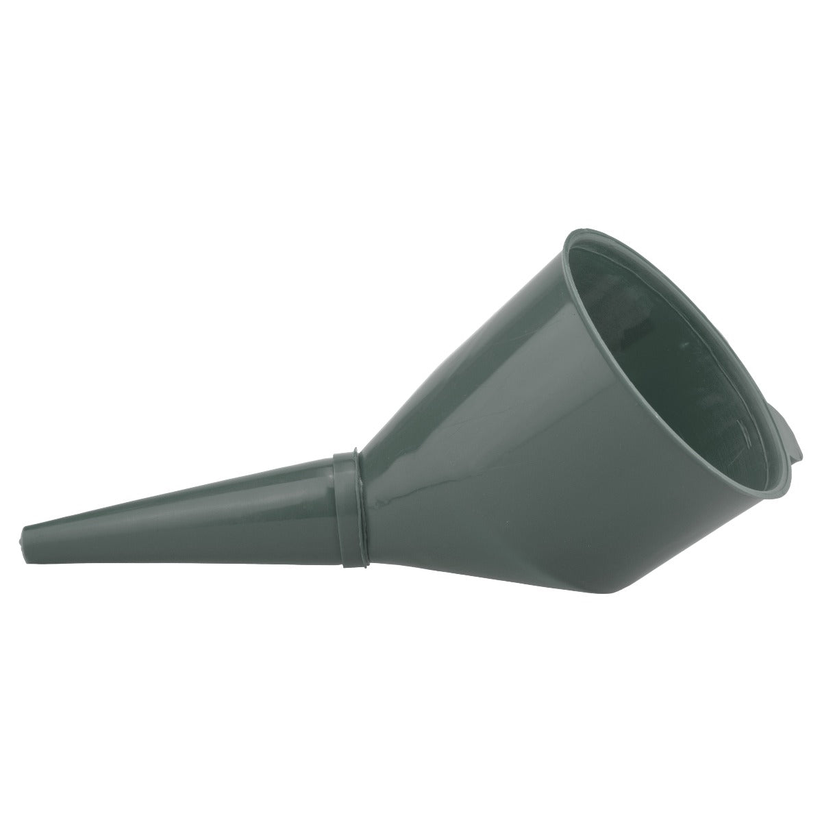 Angled Car Fuel Funnel with Filter, Gray