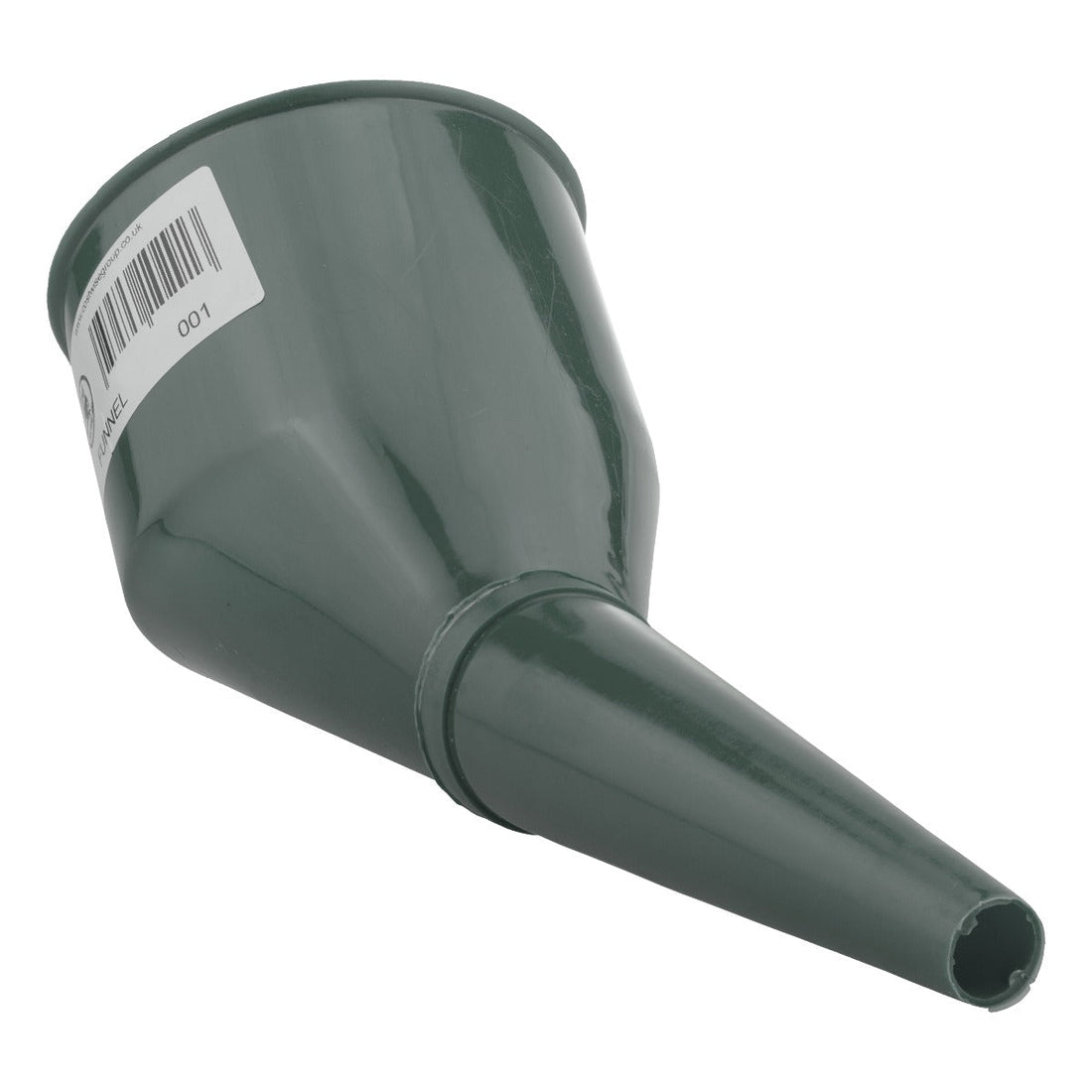 Angled Car Fuel Funnel with Filter, Gray
