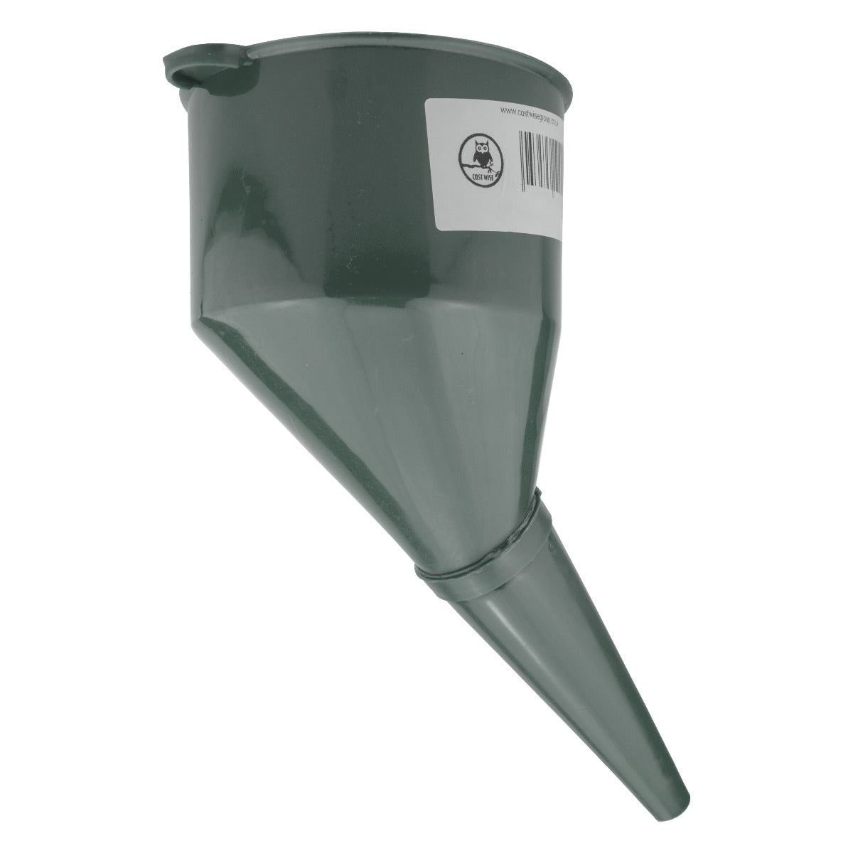 Angled Car Fuel Funnel with Filter, Gray