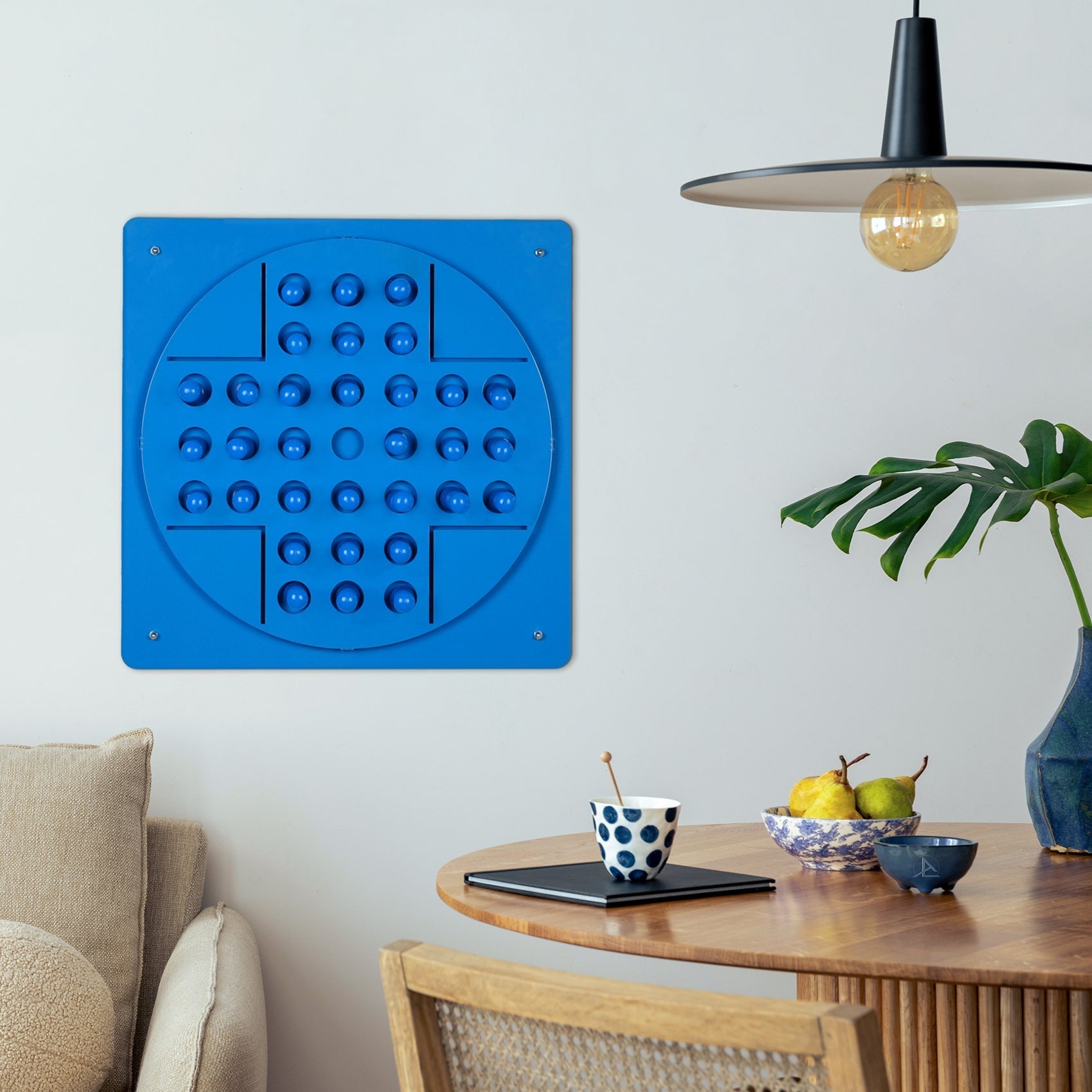 Peg Solitaire Navy Blue