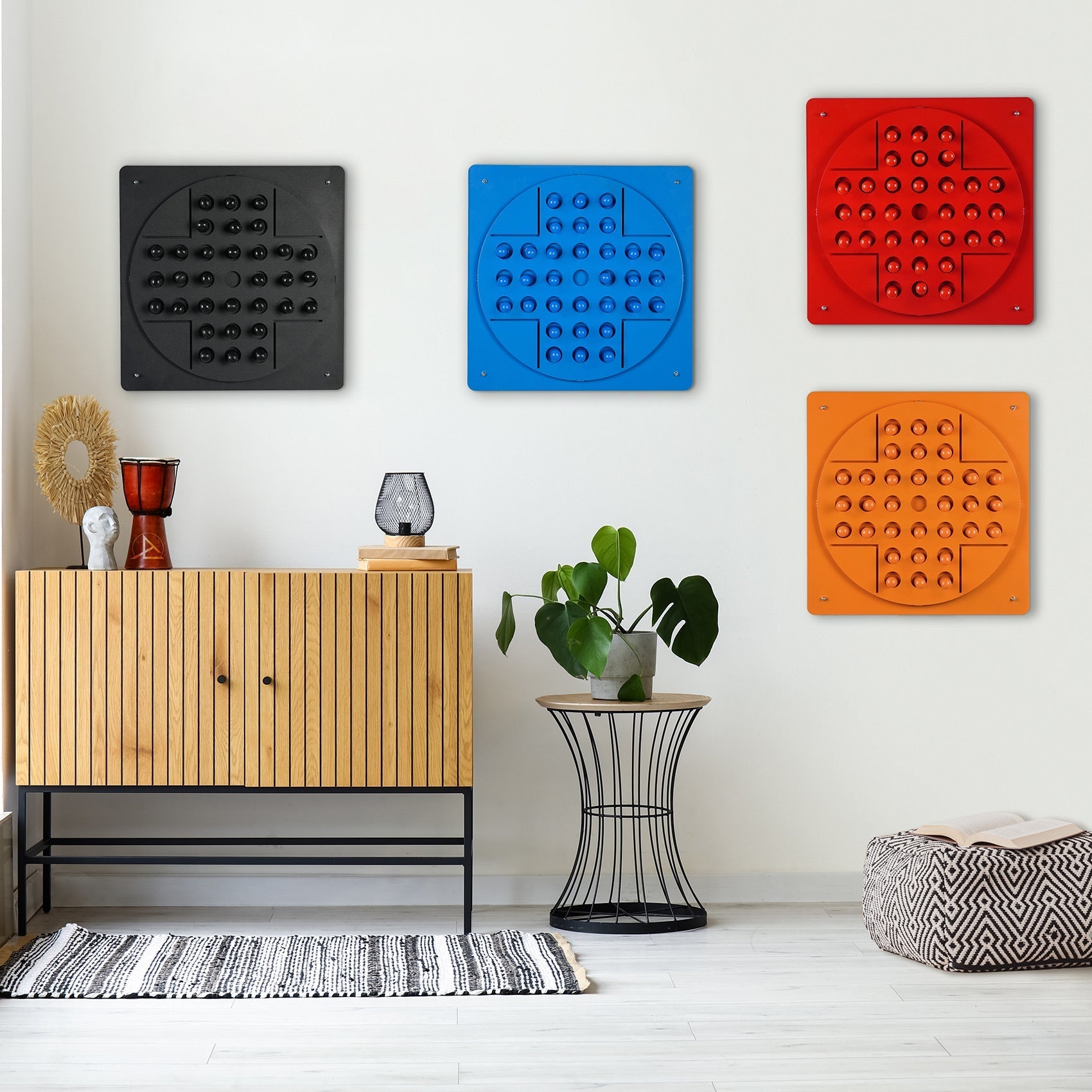 Peg Solitaire Navy Blue