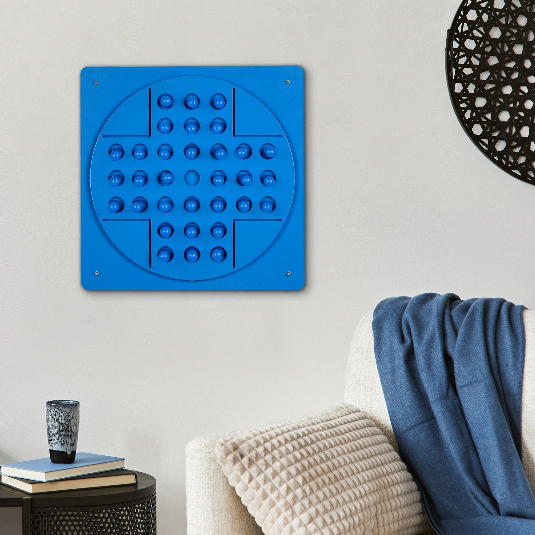 Peg Solitaire Navy Blue