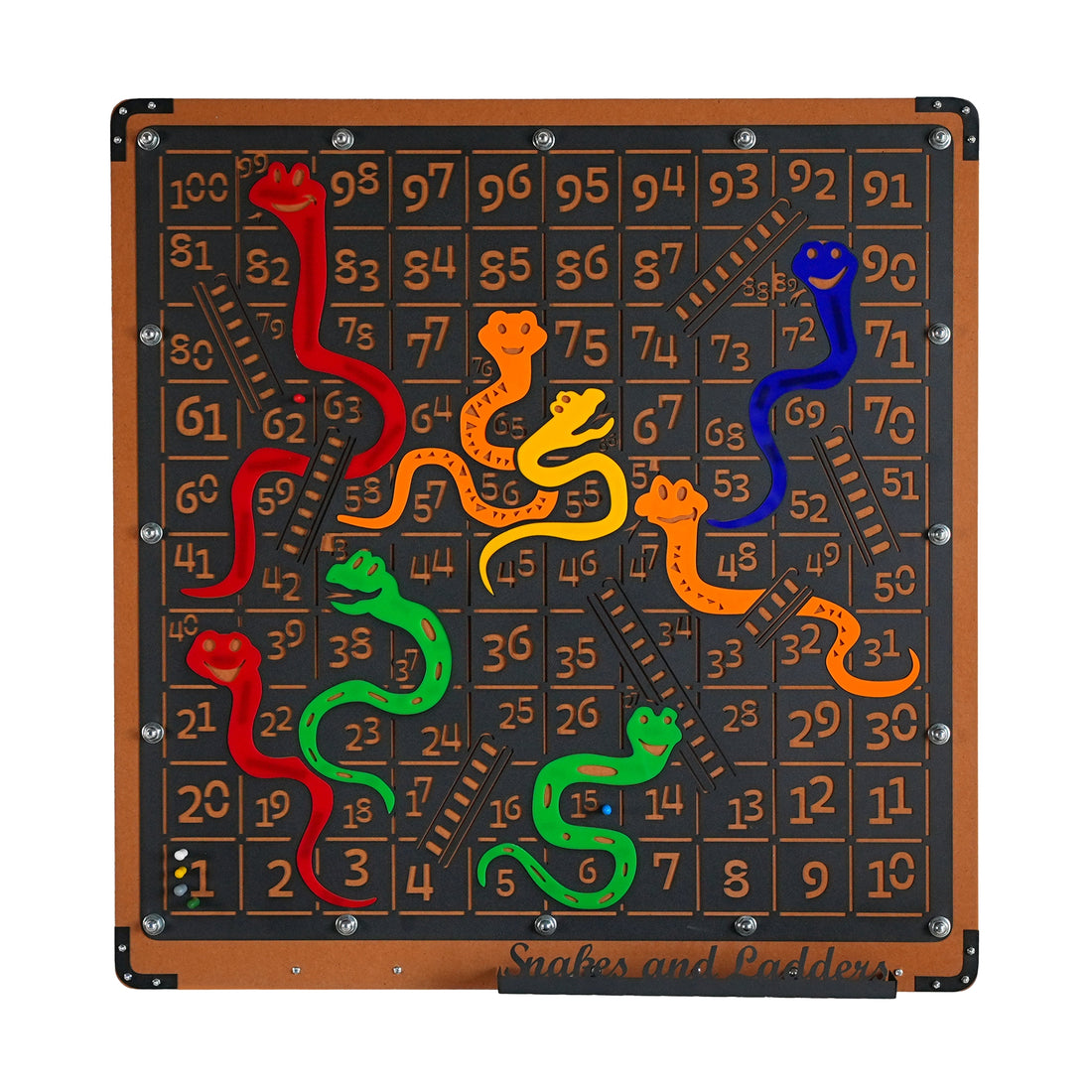 Giant Snakes and Ladders Game Board