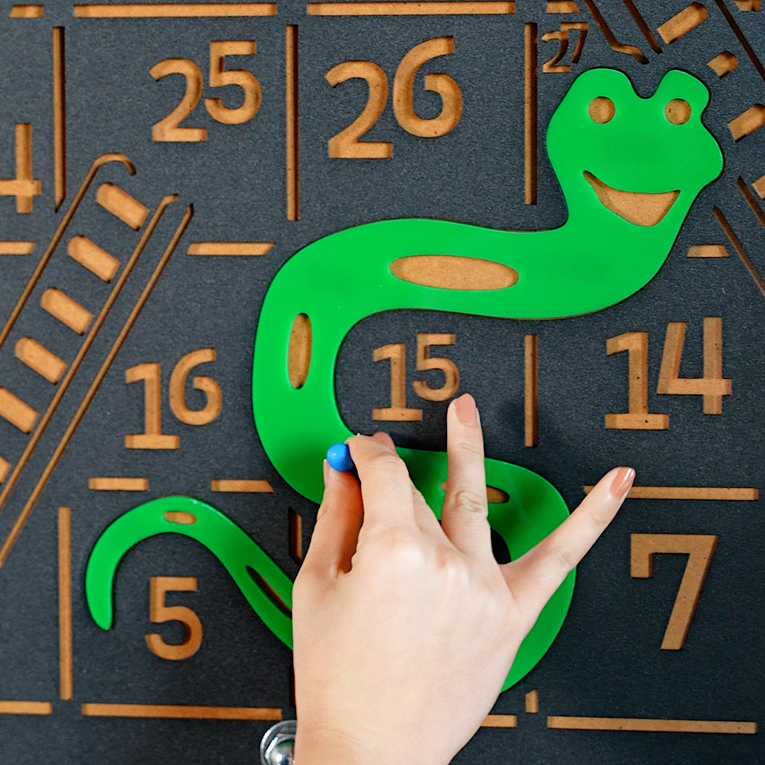 Giant Snakes and Ladders Game Board