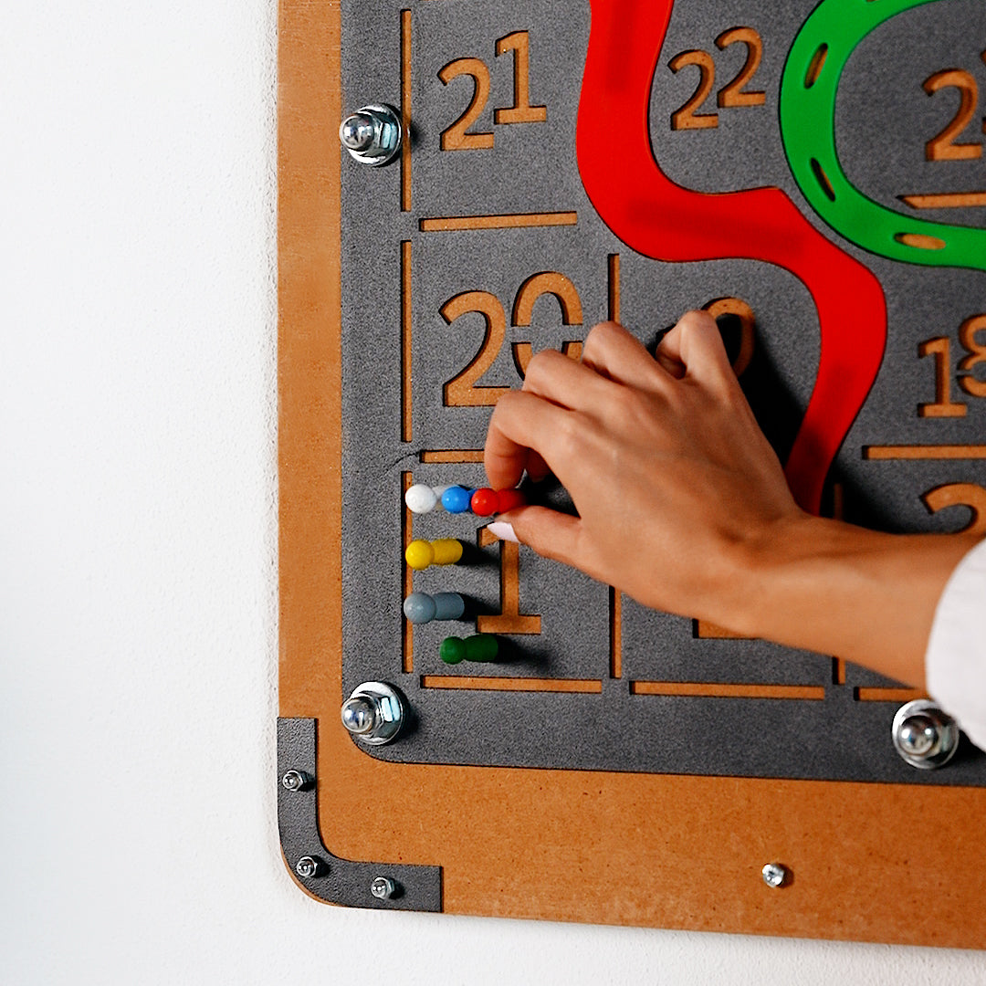 Giant Snakes and Ladders Game Board