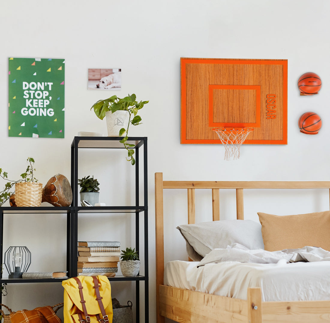 Personalization Wooden Single Hoop  African Walnut