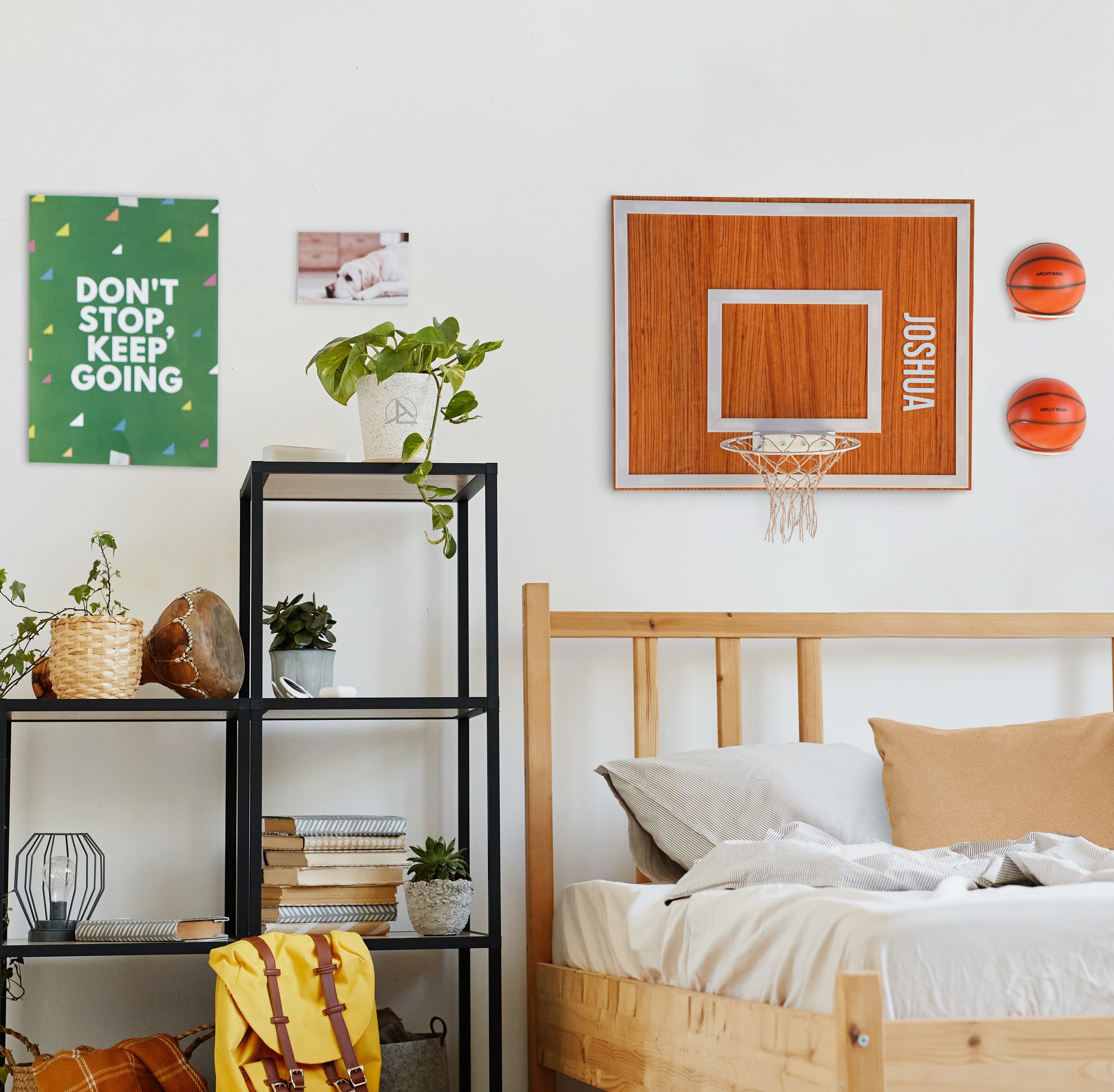 Personalization Wooden Single Hoop  African Walnut