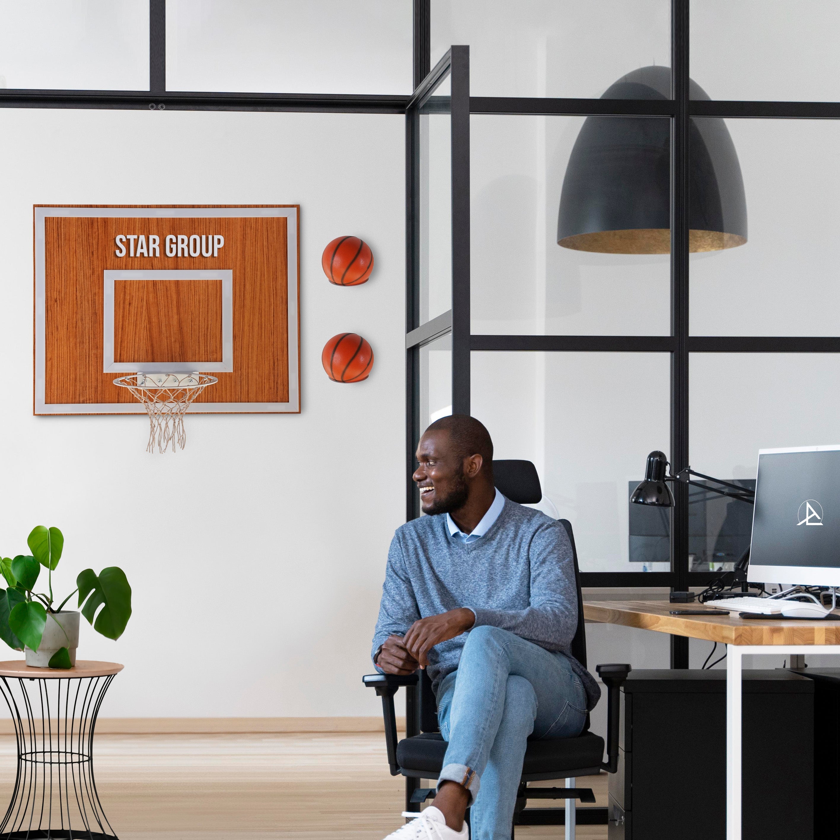 Personalization Wooden Single Hoop  African Walnut