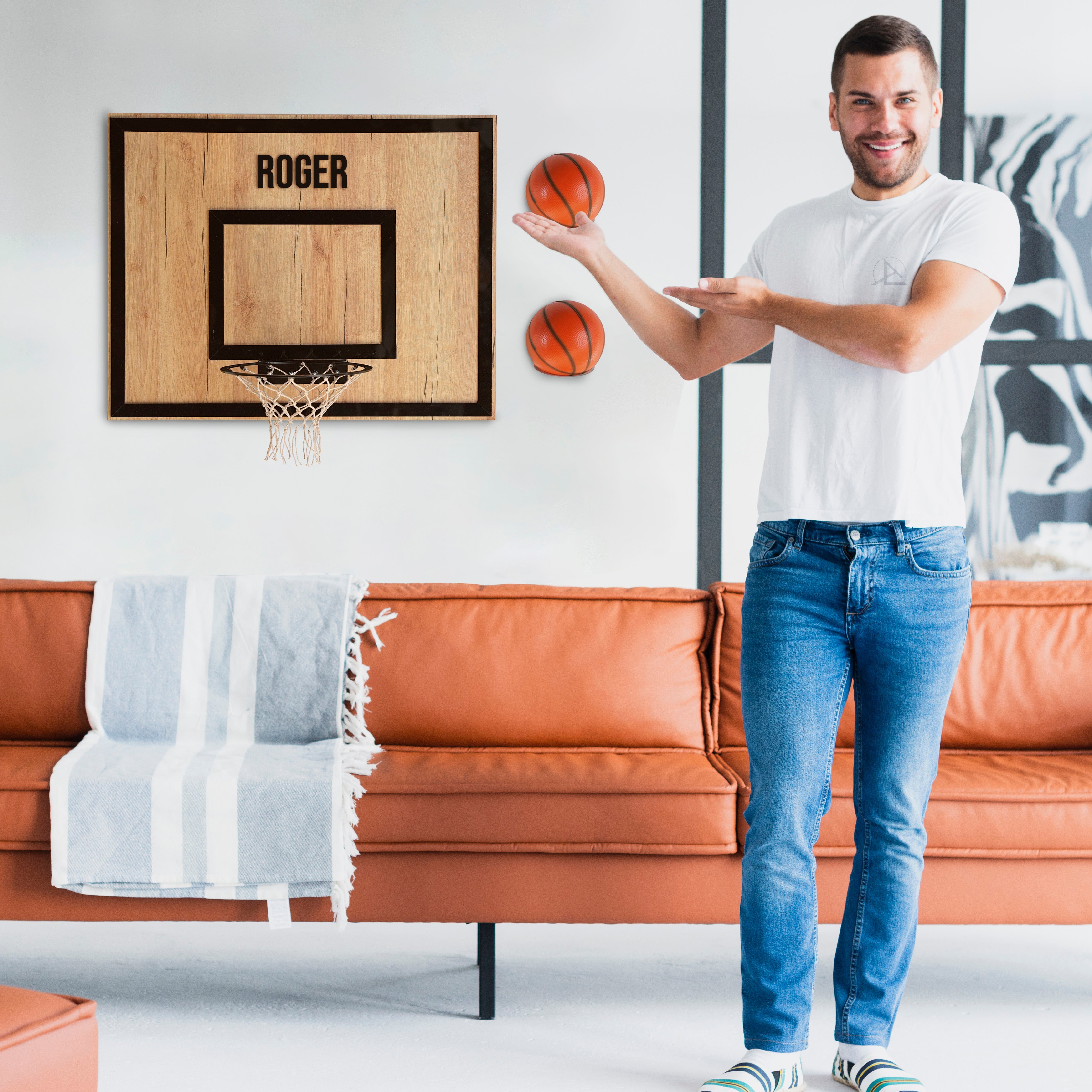 Personalization Wooden Single Hoop Savanna Tree