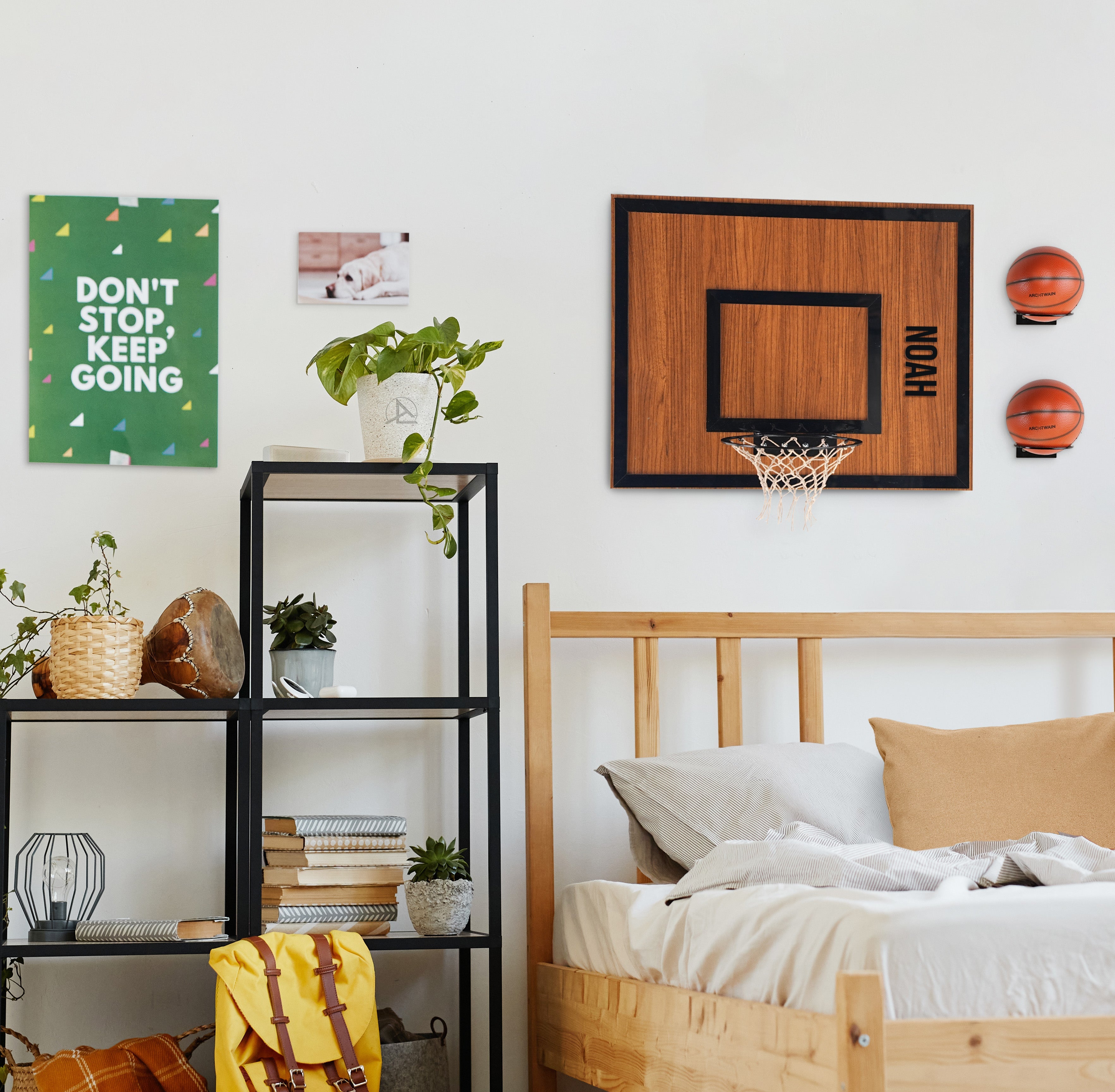 Personalization Wooden Single Hoop Walnut