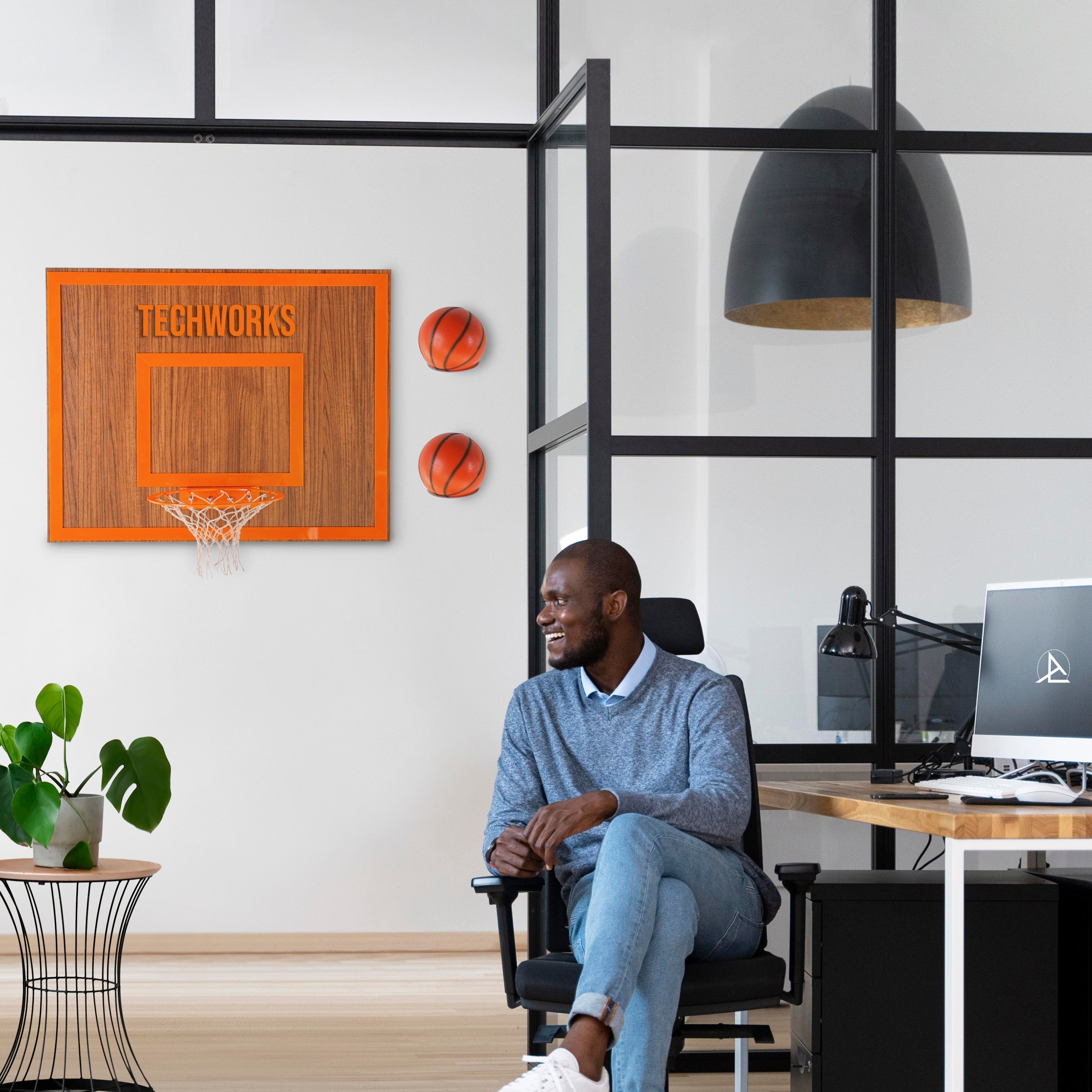 Personalization Wooden Single Hoop Walnut