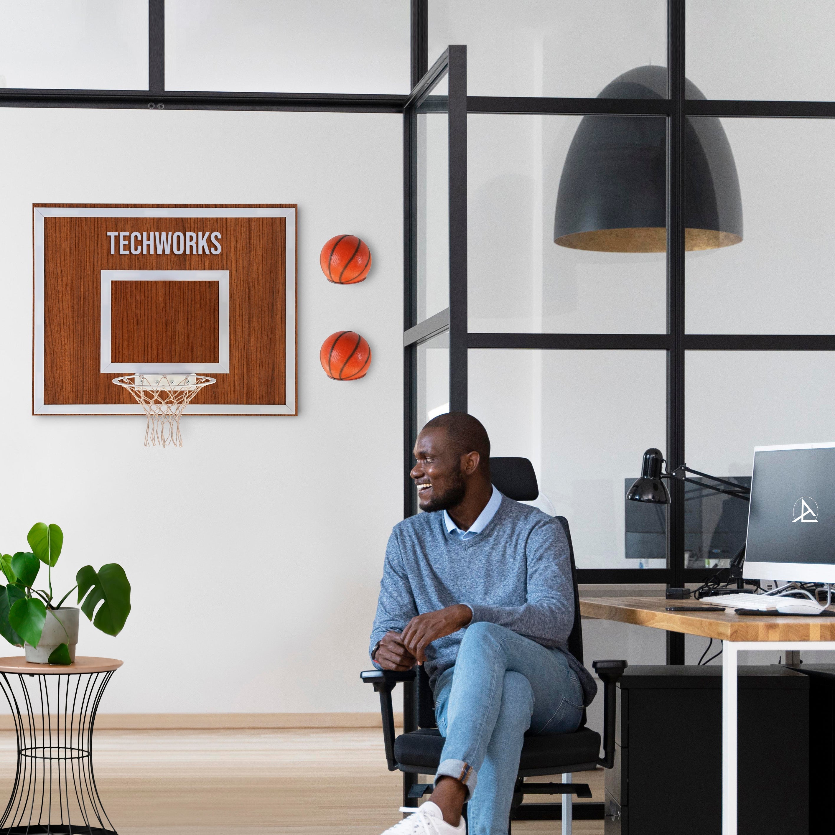 Personalization Wooden Single Hoop Walnut