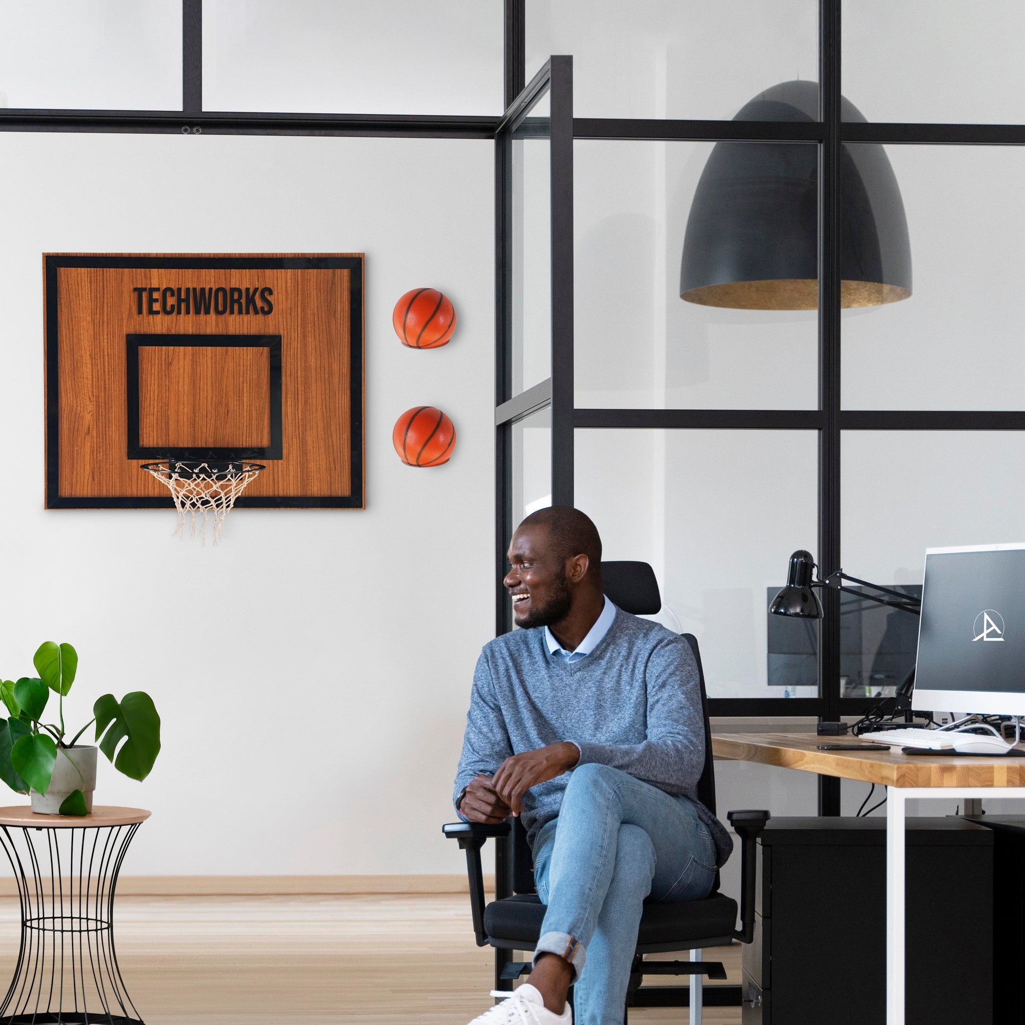 Personalization Wooden Single Hoop Walnut