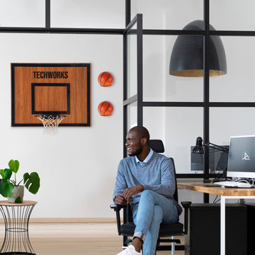 Personalization Wooden Single Hoop Walnut