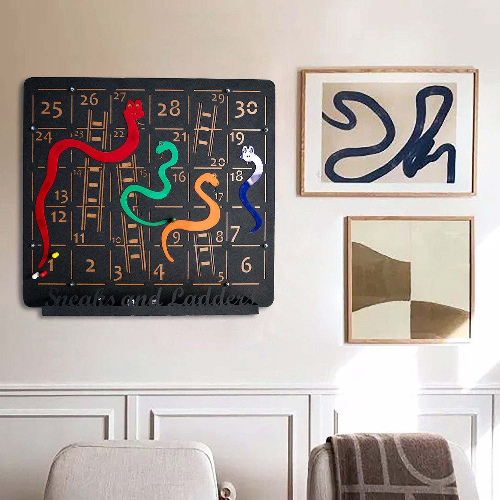 Snakes and Ladders Wall Game
