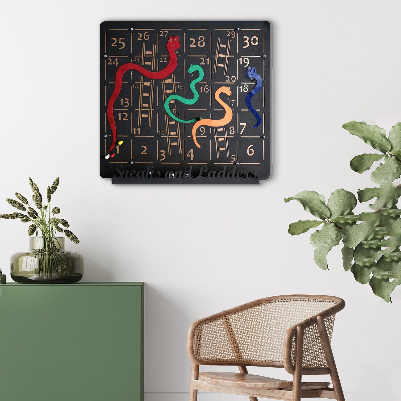 Snakes and Ladders Wall Game