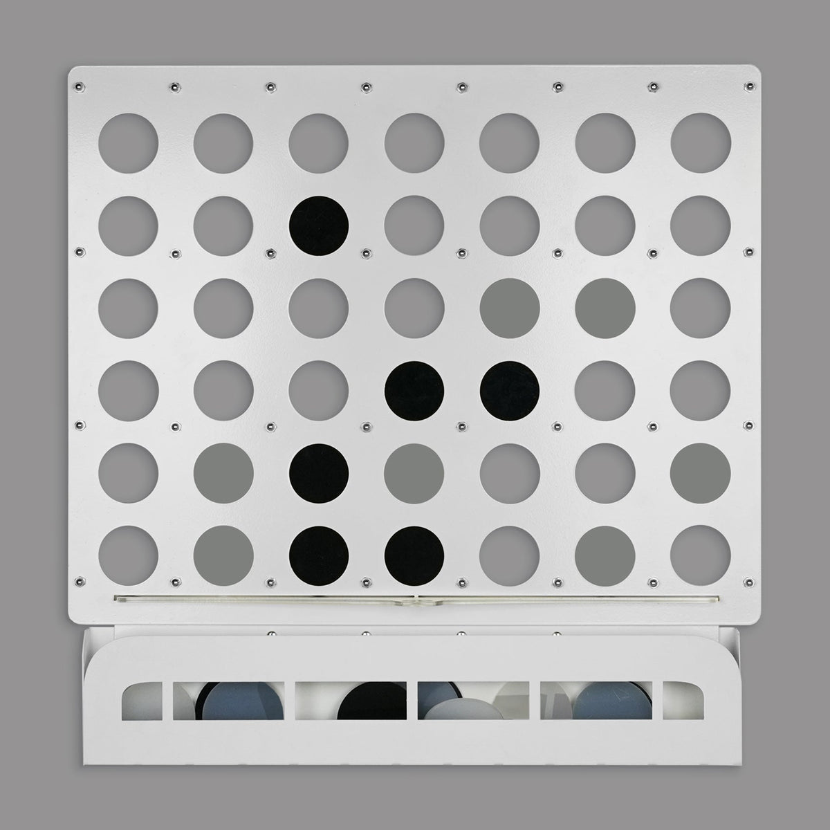 White Four in a Row Wall Game