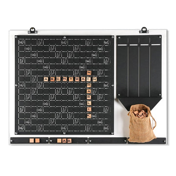White Words Wall Game