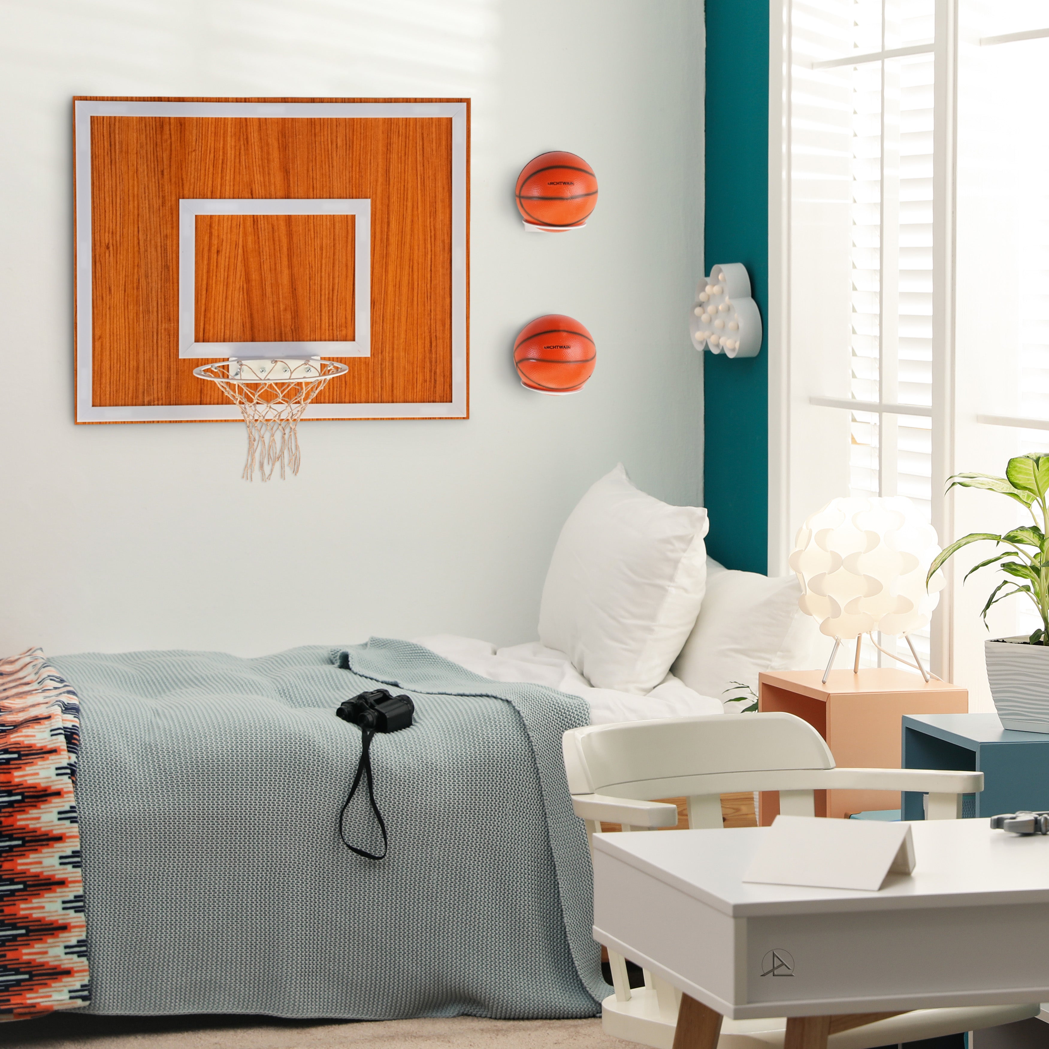 Wooden Single Hoop African Walnut