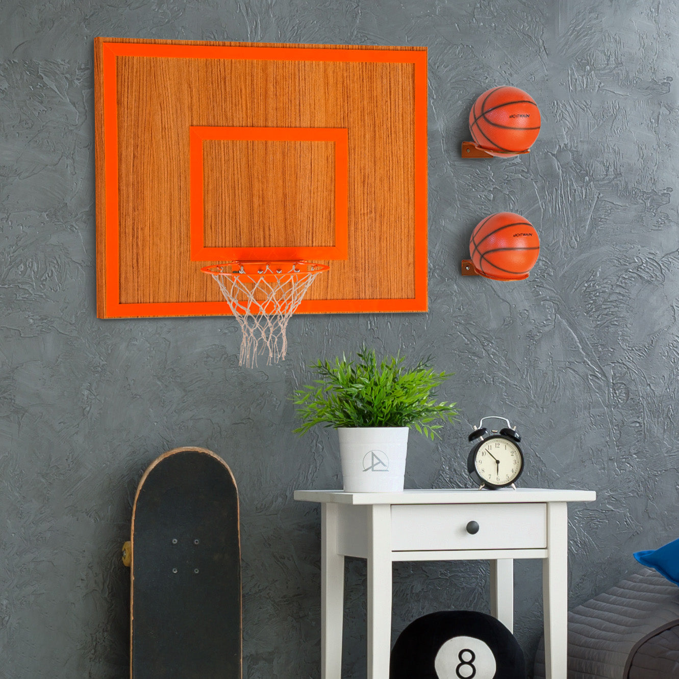 Wooden Single Hoop African Walnut