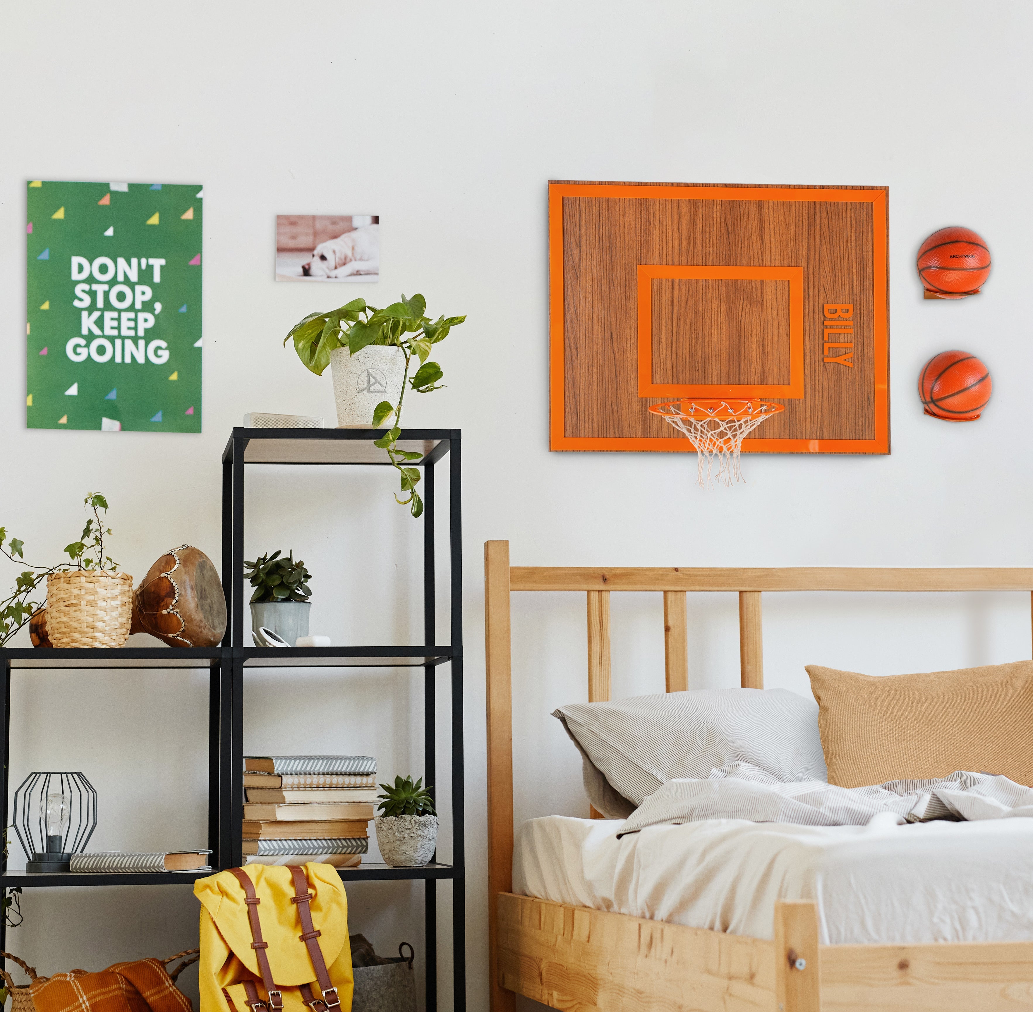 Wooden Single Hoop Walnut