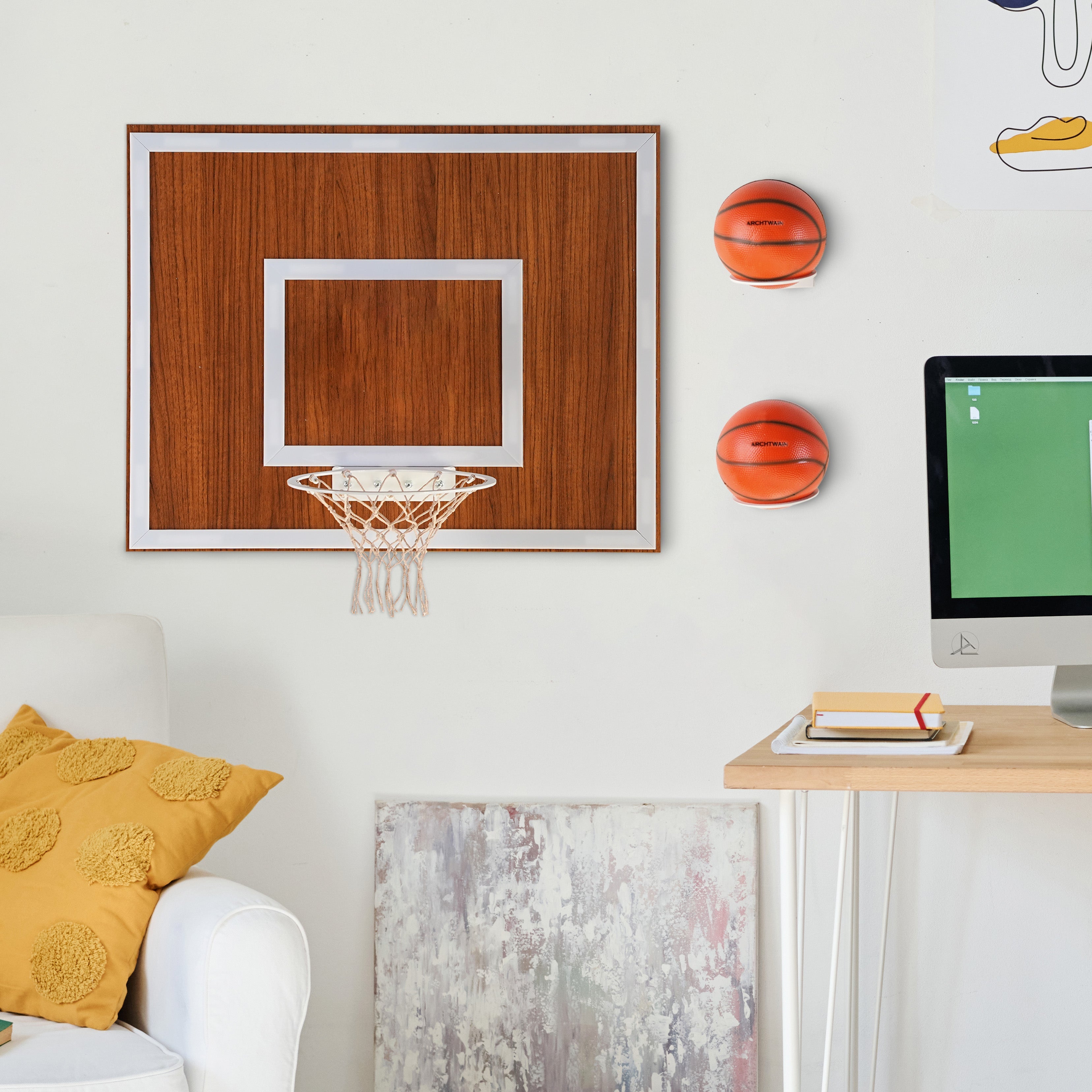 Wooden Single Hoop Walnut