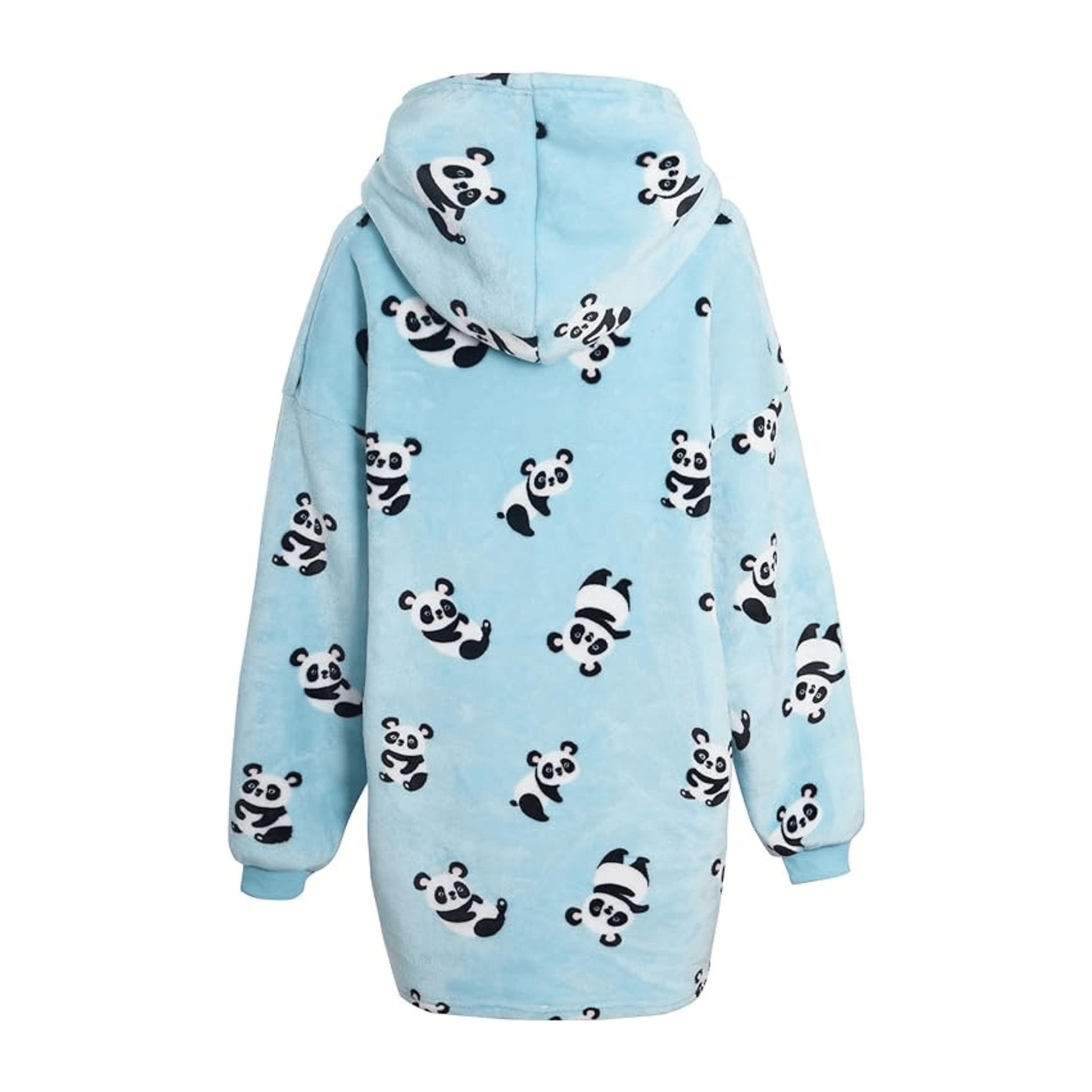 Giant Oversized Panda Hooded Blanket Plush Fleece with Reversible Sherpa Adults and Kids 6XL Hoodie Sweatshirt with Pockets Warm and Cosy by Daisy Dreamer