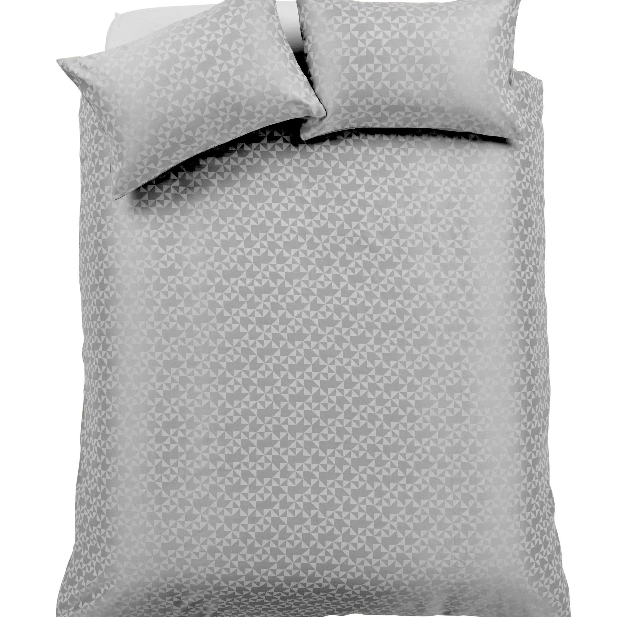 Hampton Handwoven Jacquard Cotton-Rich Duvet Set OEKO-TEX Certified Various Sizes by OLIVIA ROCCO