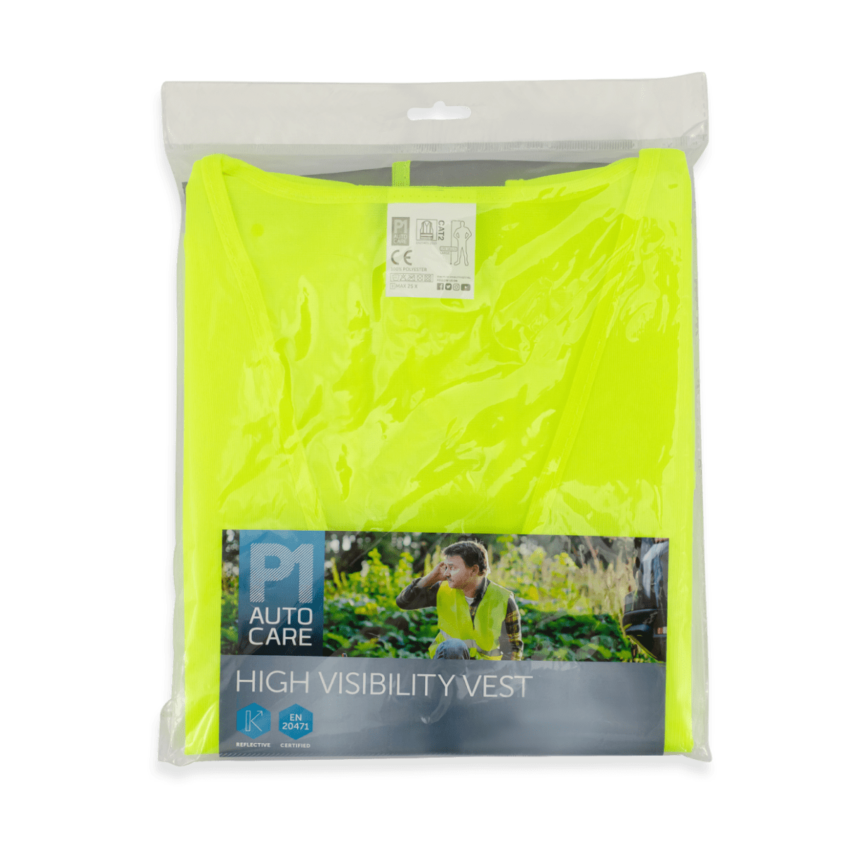 High-Visibility Safety Vest – Reflective, Adjustable & Lightweight for Construction, Traffic, and Outdoor Activities