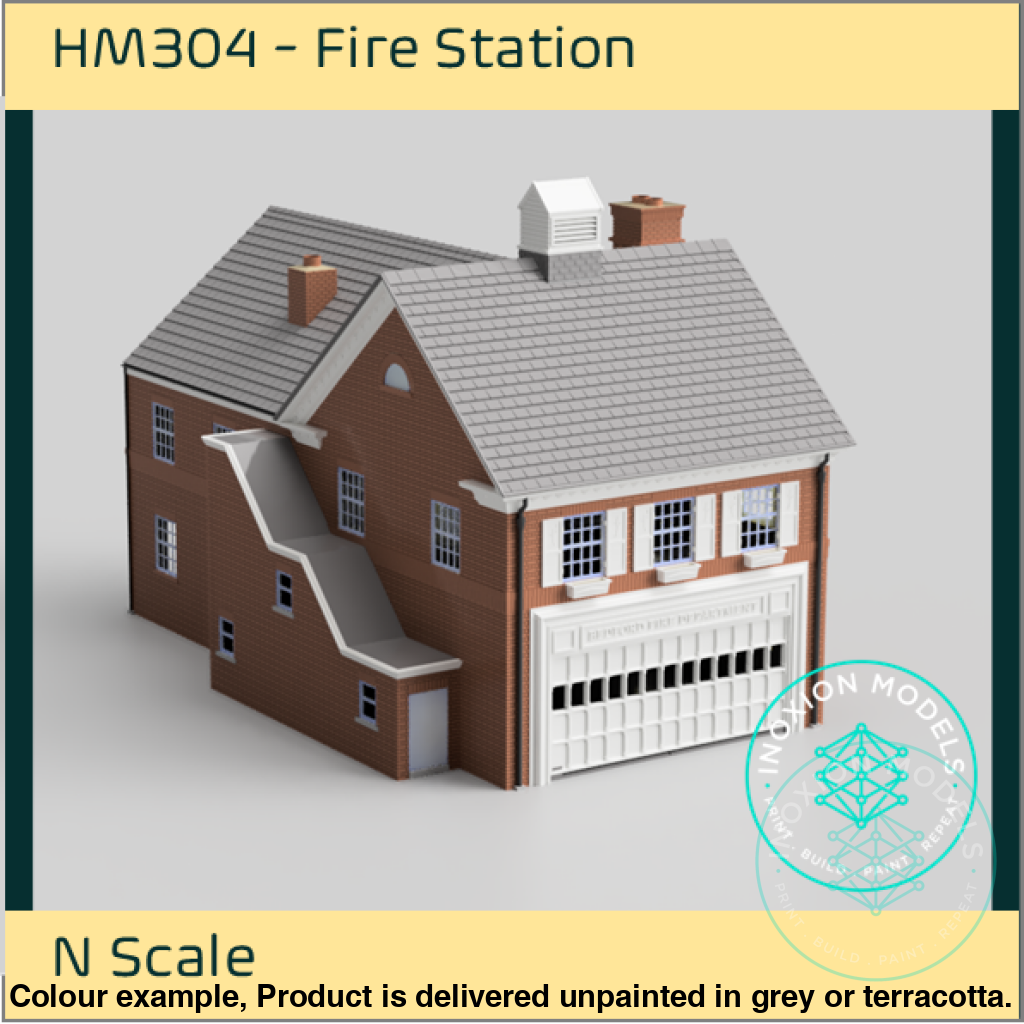 Inoxion HM304 – Fire Station N Scale