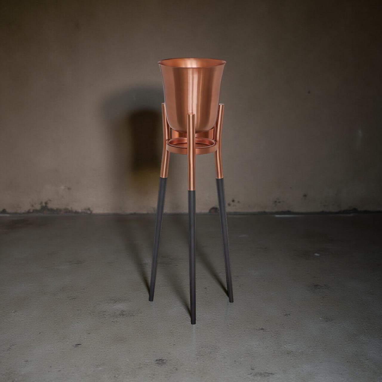 Rocket Champagne & Wine Cooler Brushed Copper ~ Floor Standing Ice Bucket