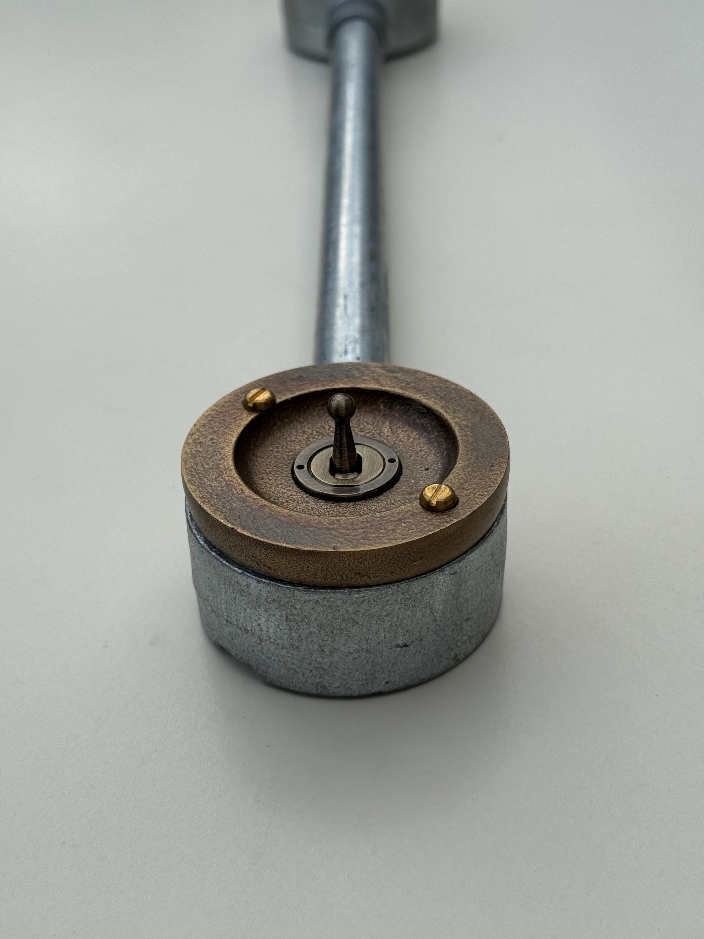 Single Gang Bronze Conduit Metal Light Switch Industrial 2 Way