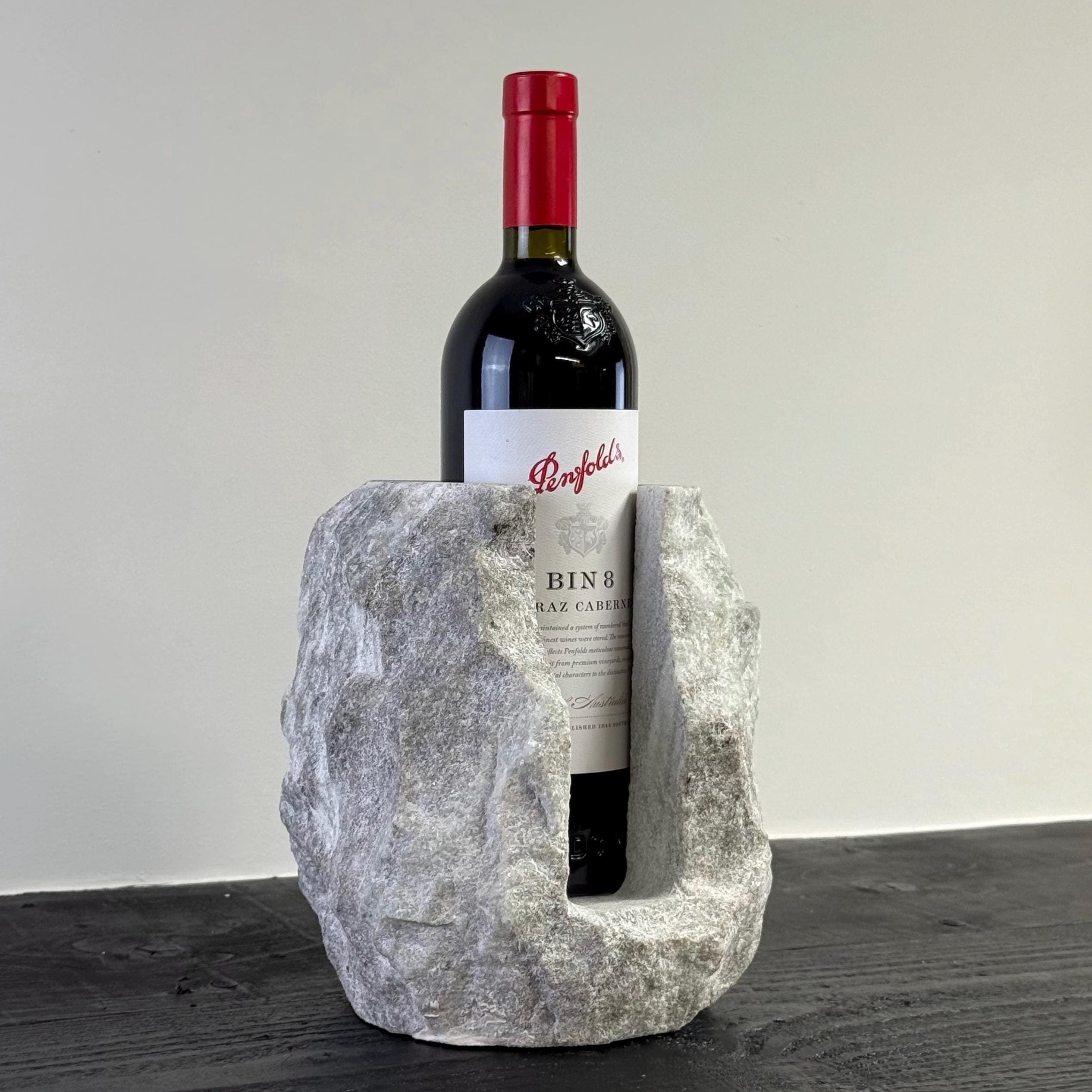 Marble Stone Solid Handcrafted Wine Bottle Holder