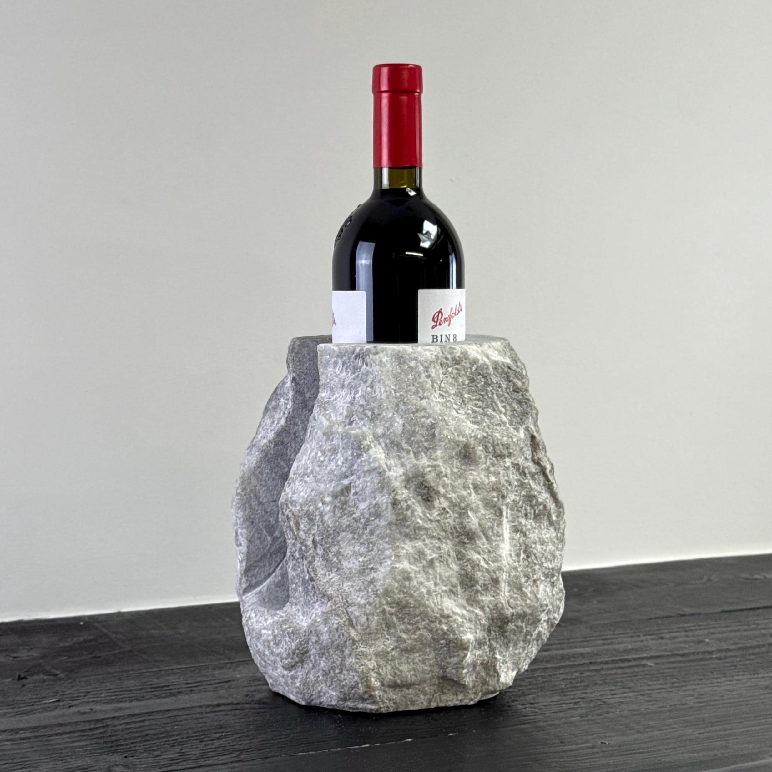 Marble Stone Solid Handcrafted Wine Bottle Holder