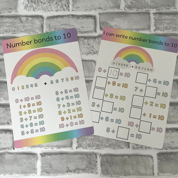 Number Bonds to 10 Mats