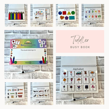 Book 1 - Age 2-4 Years - Toddler Busy Book