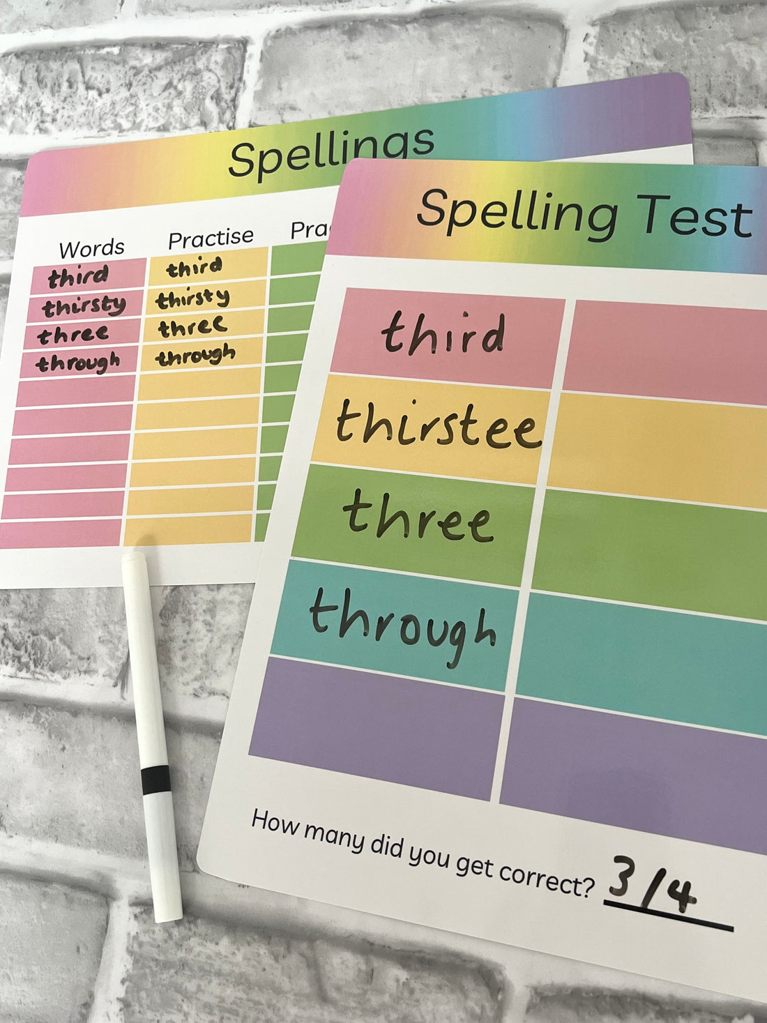 Spelling Mats