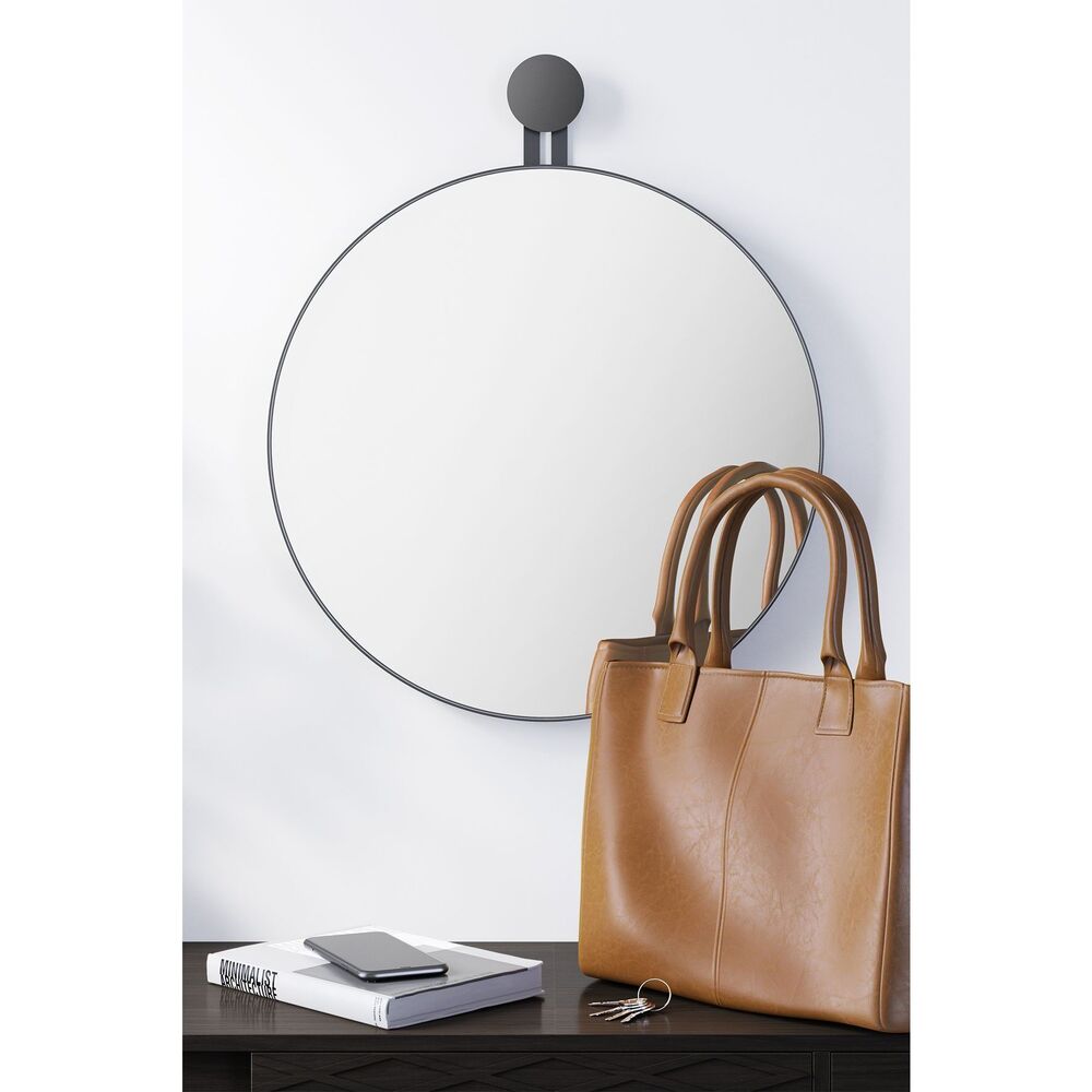 Zack Morma Premium Black Wall Mirror - Contemporary 50cm Design