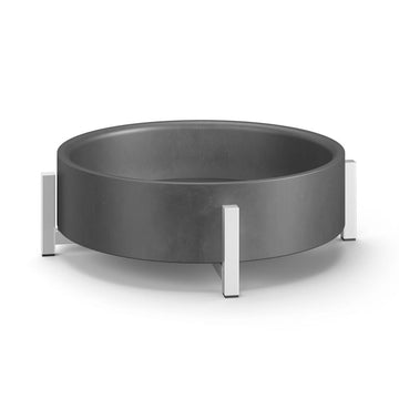 Zack Perto Premium Brushed Stainless Steel Decorative Bowl - Modern Home Decor