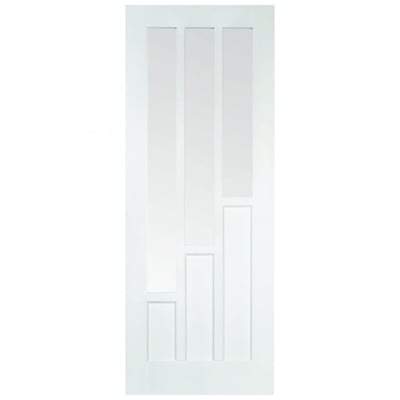 Coventry White Primed 3 Glazed Clear Light Panels - 1981mm x 838mm