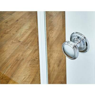 Crater Polished Chrome Handle Hardware Pack Privacy