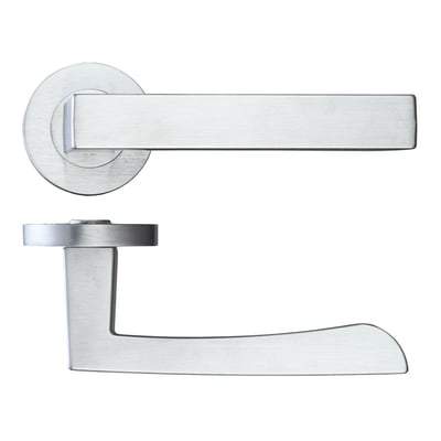Fornax Satin Chrome Handle Hardware Pack Privacy