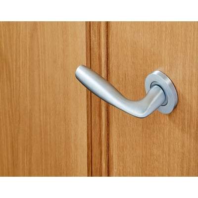 Norma Satin Chrome Handle Hardware Pack Privacy