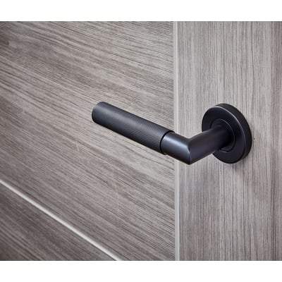 Zurich Matt Black Handle Handle Hardware Pack Privacy