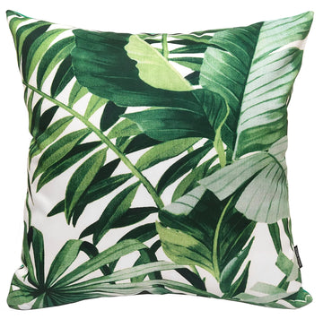 Jamil Green Outdoor Waterproof Cushions 43 x 43 cm Comfortable Durable Water-Resistant for Patio Garden Travel Beach by OLIVIA ROCCO