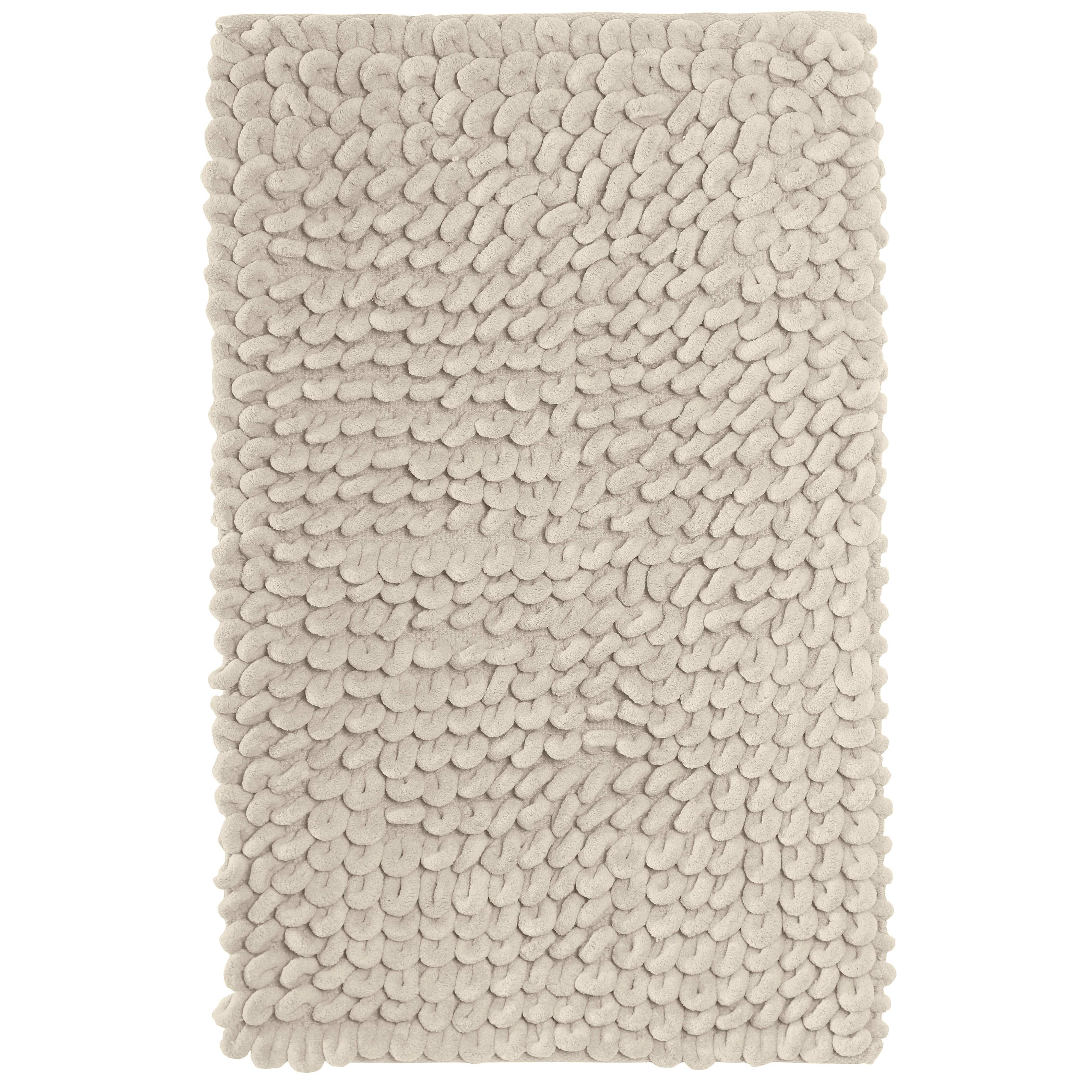 Jumbo Loop Bath Mat Non Slip Water Absorbent Rug for Shower & Toilet Large Size Floor Mats by OLIVIA ROCCO